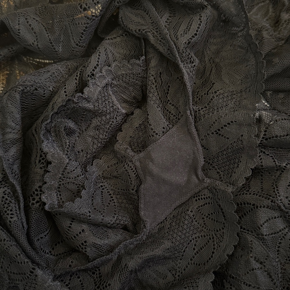 JETTE Black Lace Lingerie Romper - Picture 10 of 10